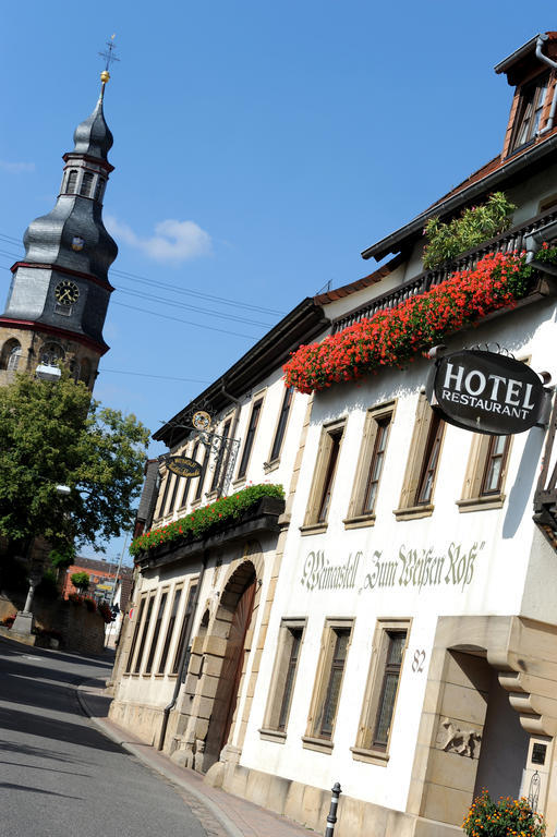 Weinkastell Zum Weissen Ross Hotel Kallstadt Exterior photo